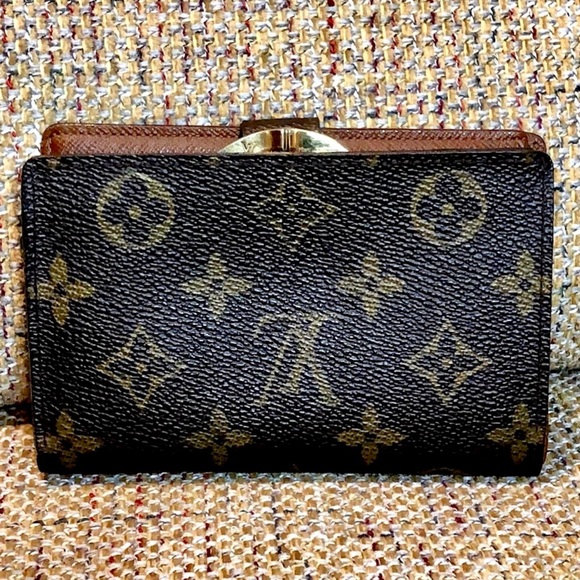 LOUIS VUITTON Monogram Porte Monnaie Viennois Bifold KissLock Wallet Authentic - Picture 3 of 17